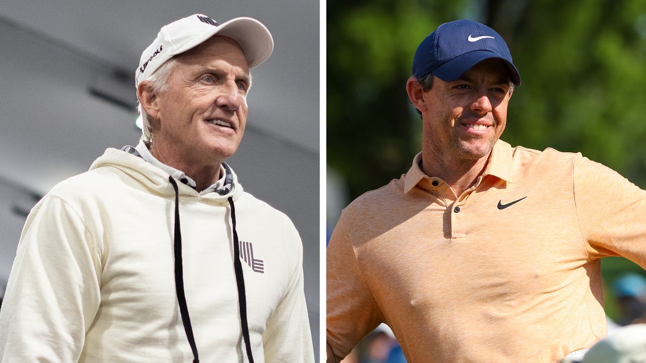 Greg Norman and Rory McIlroy