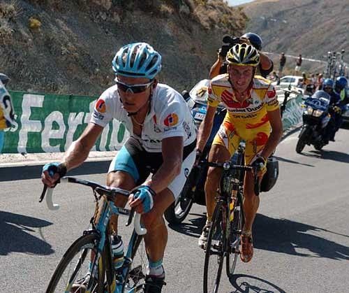 Alexandre Vinokourov (Astana) is growing stronger as the days go on.