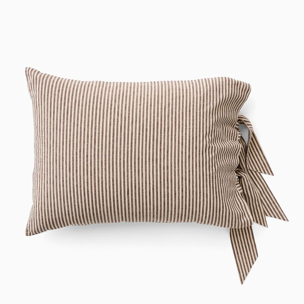 Pierce &amp;amp; Ward Cotton Linen Stripe Shams