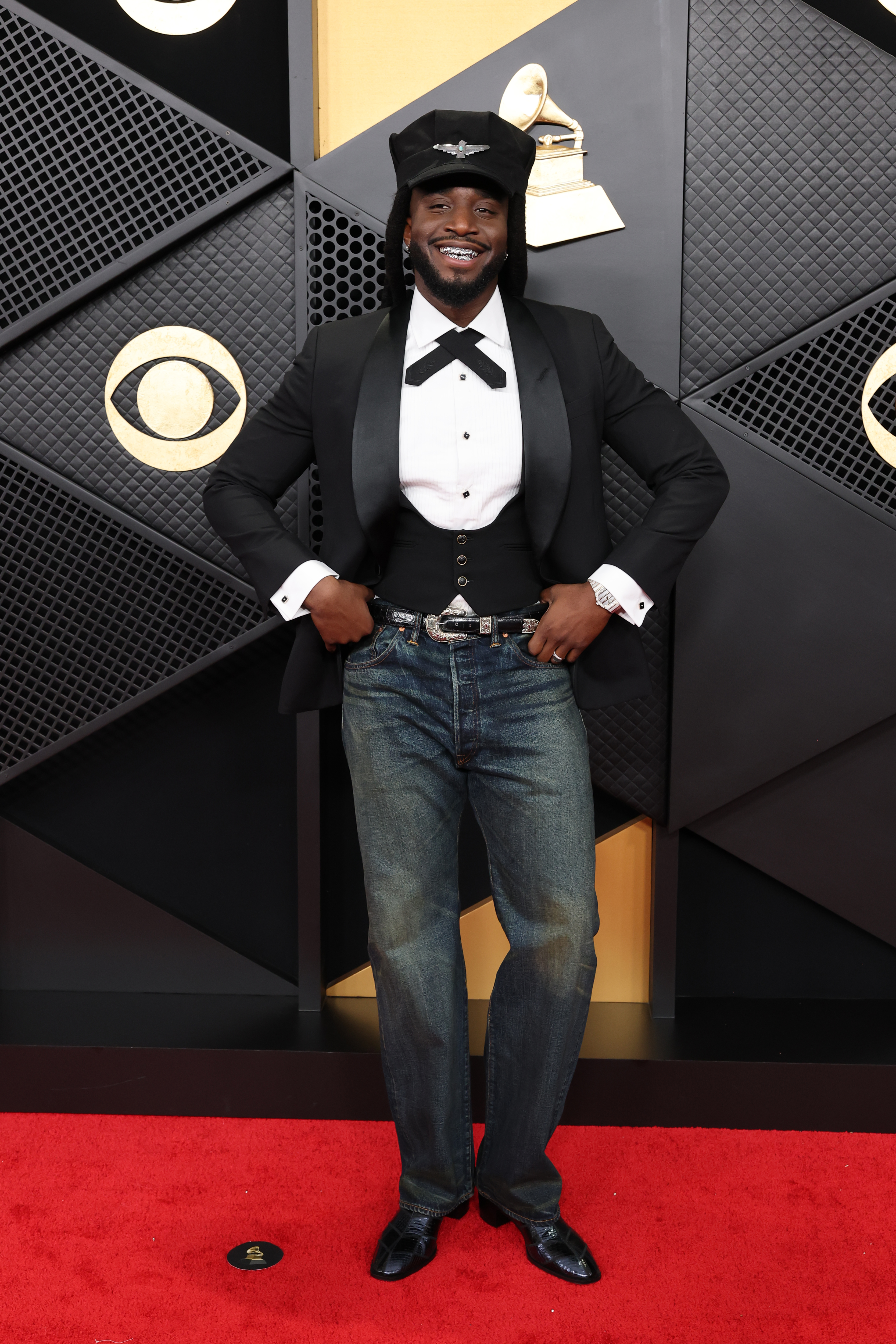 Shaboozey at the 2026 grammys red carpet