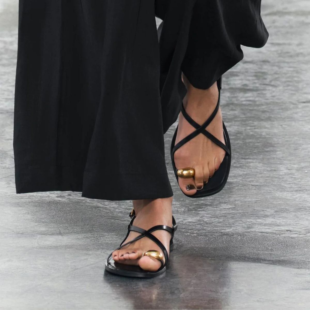 Zara toe-ring sandals