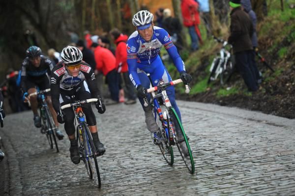 Boonen was aggressive mid-race but then faded