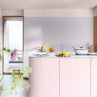 Dulux colour of the year 2024 Sweet Embrace painted on walls