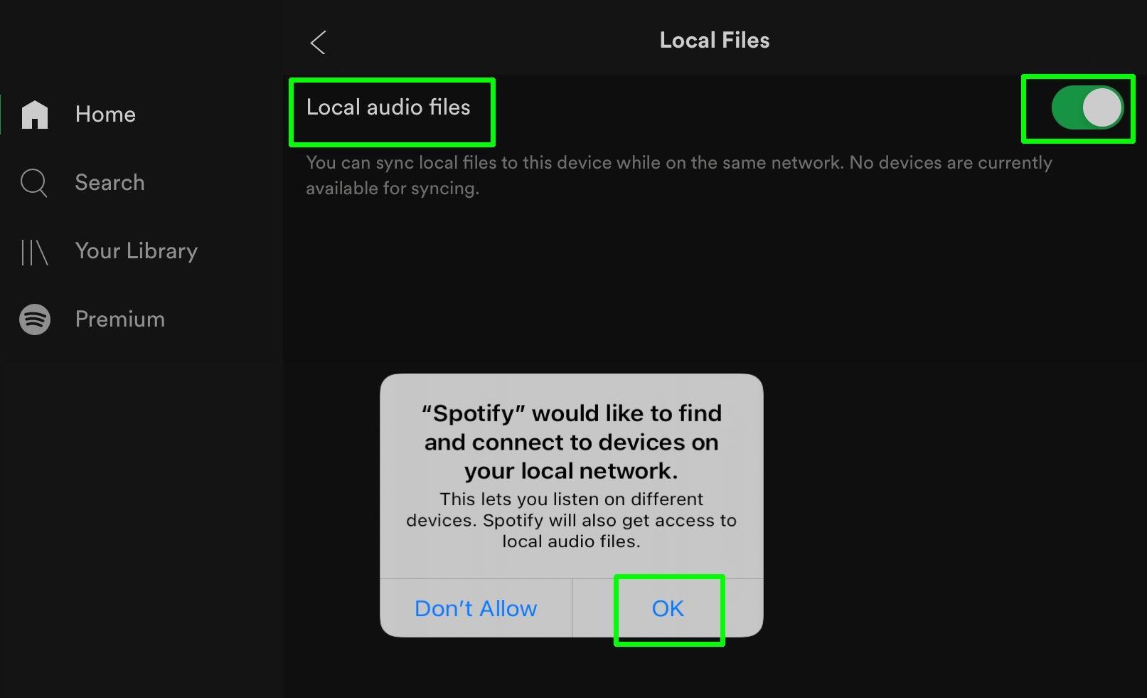 how to upload music to Spotify - ios local
