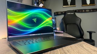 Razer Blade 16 (2026) gaming laptop on desk