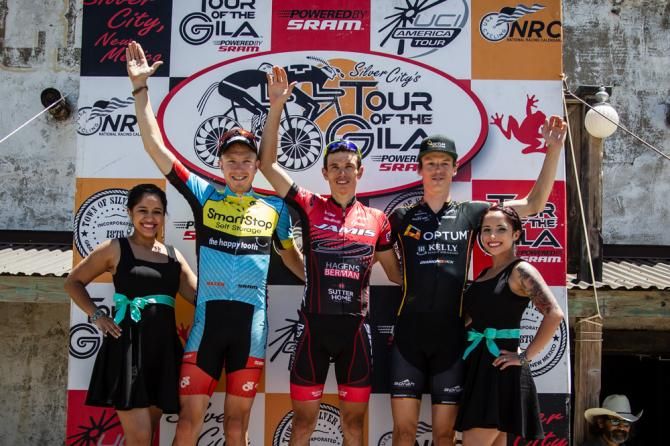 The top three men for stage 5