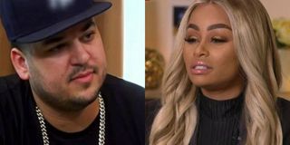 Rob Kardashian Blac Chyna side by side