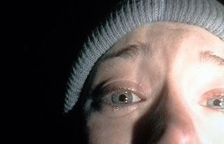 A still from the movie The Blair Witch Project