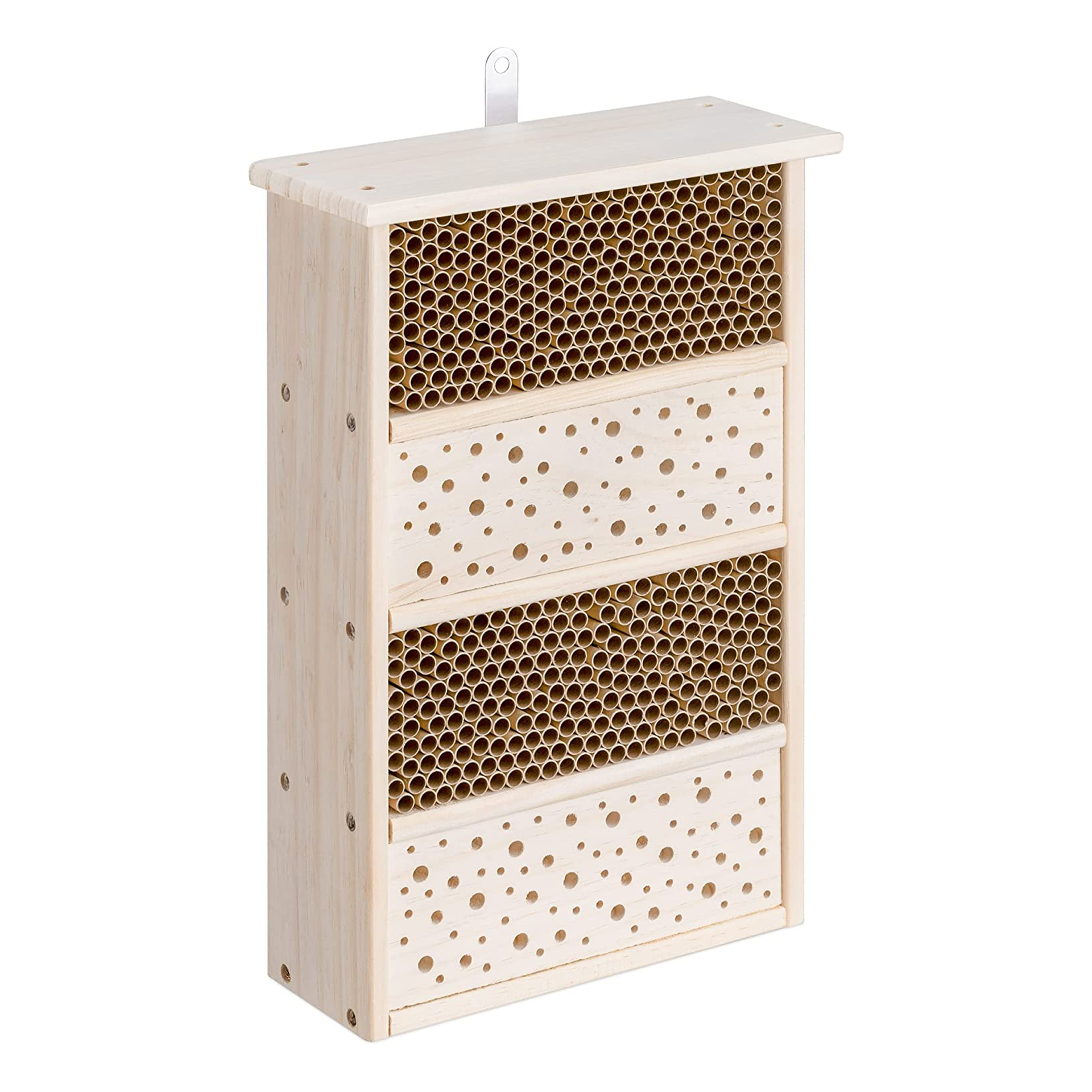 Hotel serangga kayu geometris