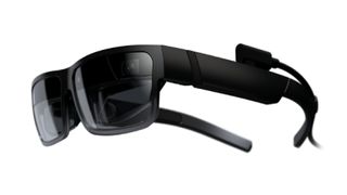Product shot of Lenovo ThinkReality A3 AR glasses, the best smart glasses for workplaces
