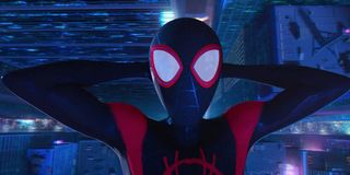 Shameik Moores as Miles Morales in Spider-Man: Into the Spider-Verse