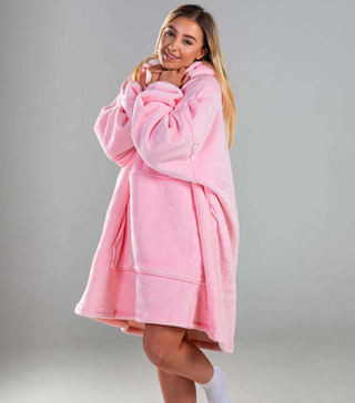 Pink pale wearable blanket