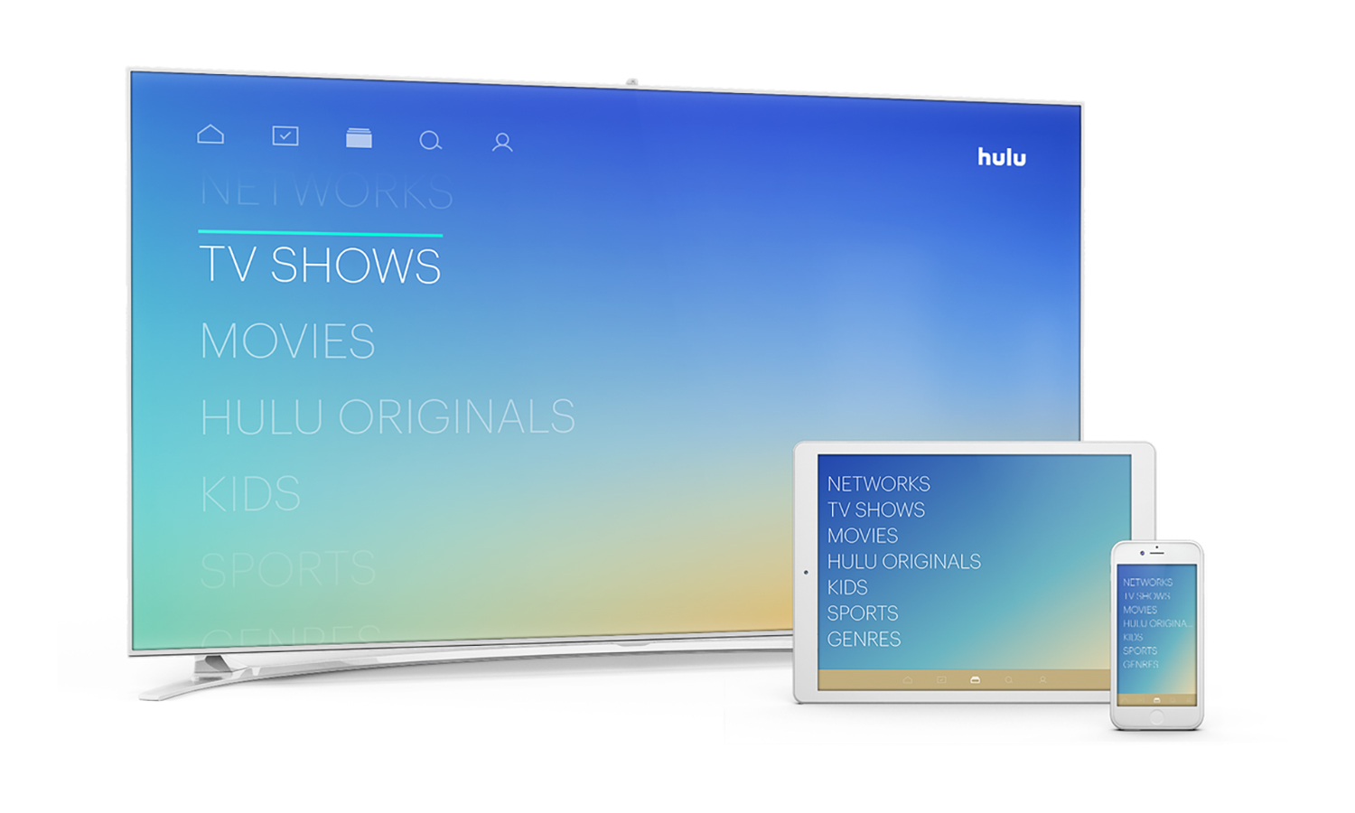 Hulu with Live TV review: sections — Credit: Hulu