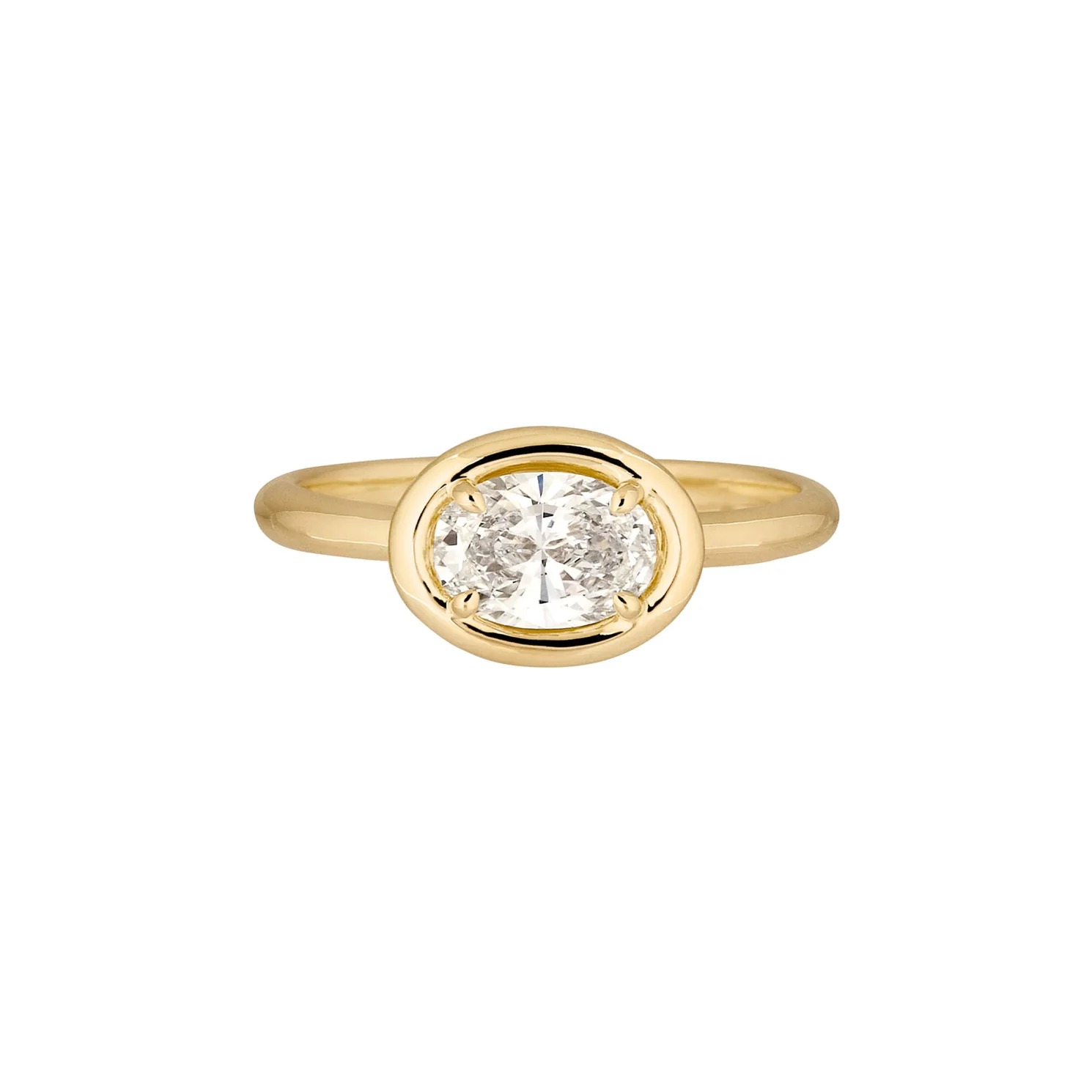 Stone and Strand, LAB-Created Oval Icon Pinky Ring