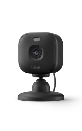 Blink Mini 2k+ (newest Gen), Plug-In Home Security Camera With 2k Video Resolution, 4x Zoom, Colour Night Vision With Built-In Spotlight, 1 Camera – Black