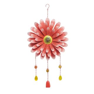 A red flower wind chime