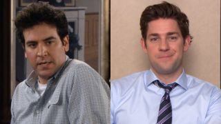 From L to R: Josh Radnor on How I Met Your Mother and John Krasinski on The Office.