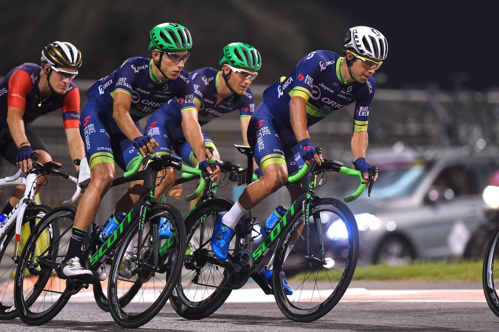 Michael Matthews in his last race for Orica-BikeExchange