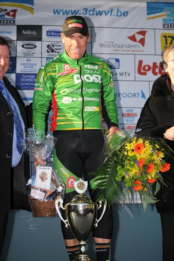 40-year-old Niko Eeckhout took out the final stage in a photo finish