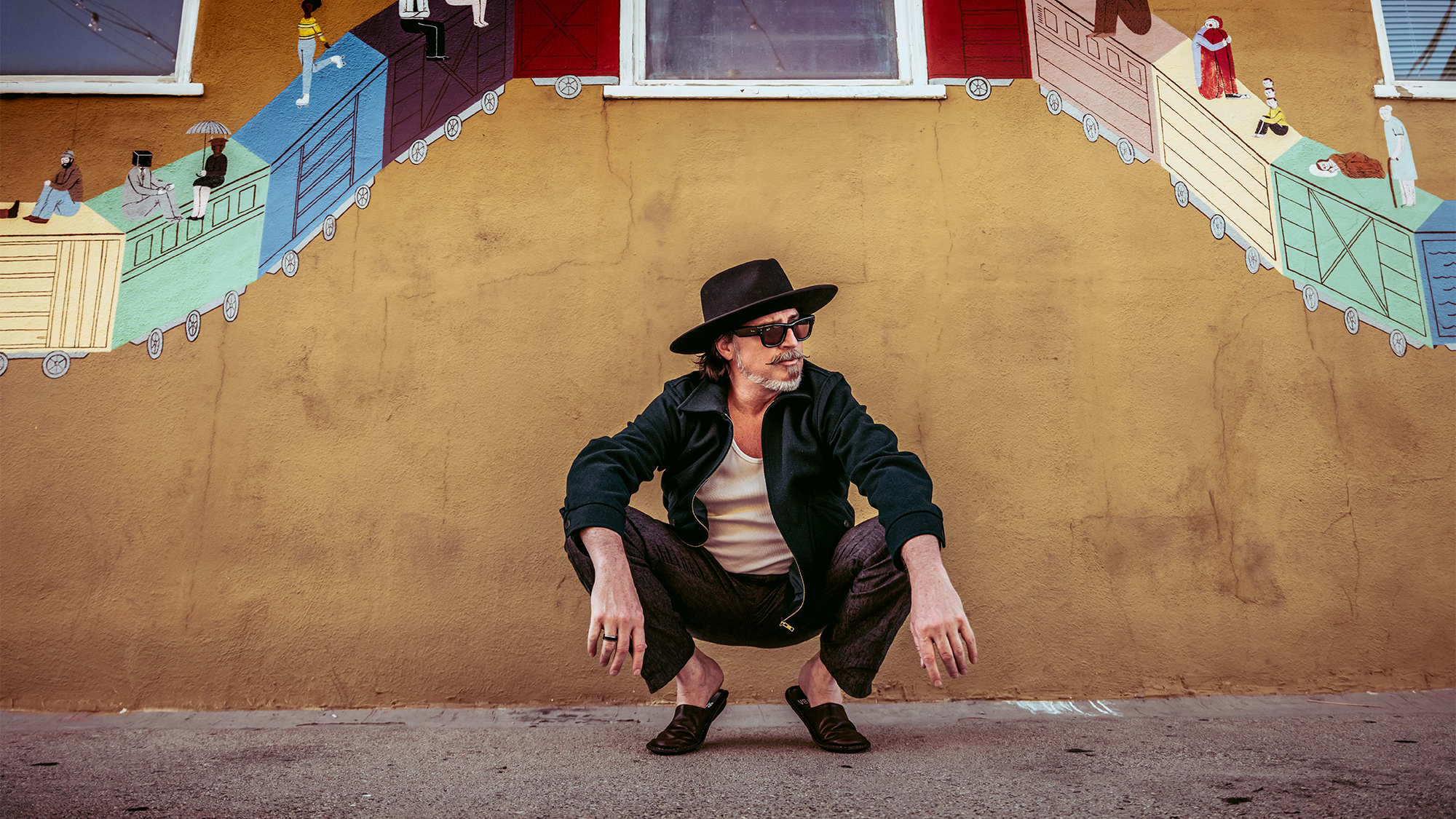Rival Sons guitarist Scott Holday poses in a publicity photo for his solo debut album, Topology