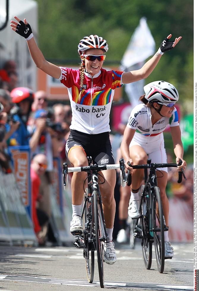 Pauline Ferrand Prevot (Rabo-Liv) wins Fl&egrave;che Wallonne