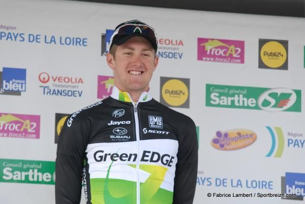 Luke Durbridge (GreenEdge) won the time trial in Circuit Sarthe