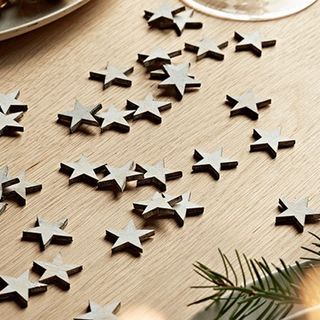 Cox & Cox Wooden Star Table Scatters