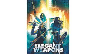 A poster for the new heavy metal supergroup, Elegant Weapons