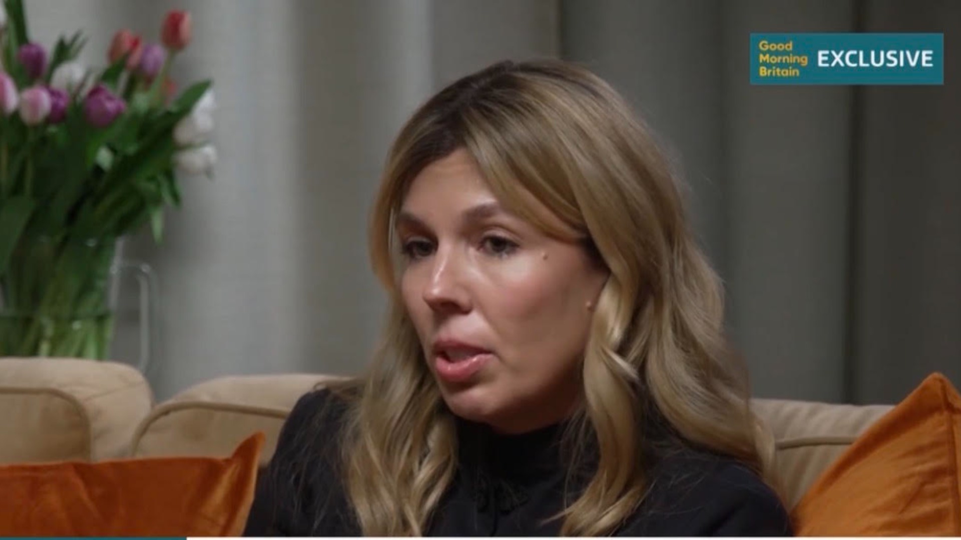 Carrie Johnson speaking on Good Morning Britain