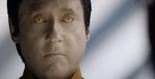 Brent Spiner as Data from the 'Star Trek: The Next Generation' series and films.