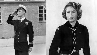 Prince Philip and Princess Elizabeth in the 1940s