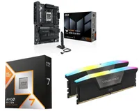 AMD Ryzen 7 9800X3D, 32GB Corsair Vengeance DDR5 RAM, Asus TUF Gaming X870E-Plus Wifi7