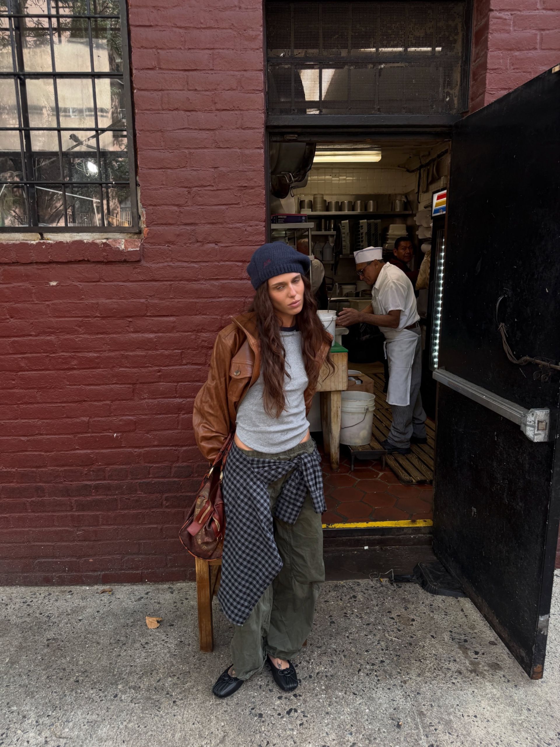 Lucy McFadin in a flannel.