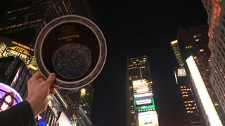 Skywatching Attempt in Times Square