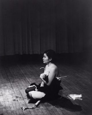 ﻿'Cut Piece', 1965, Yoko Ono