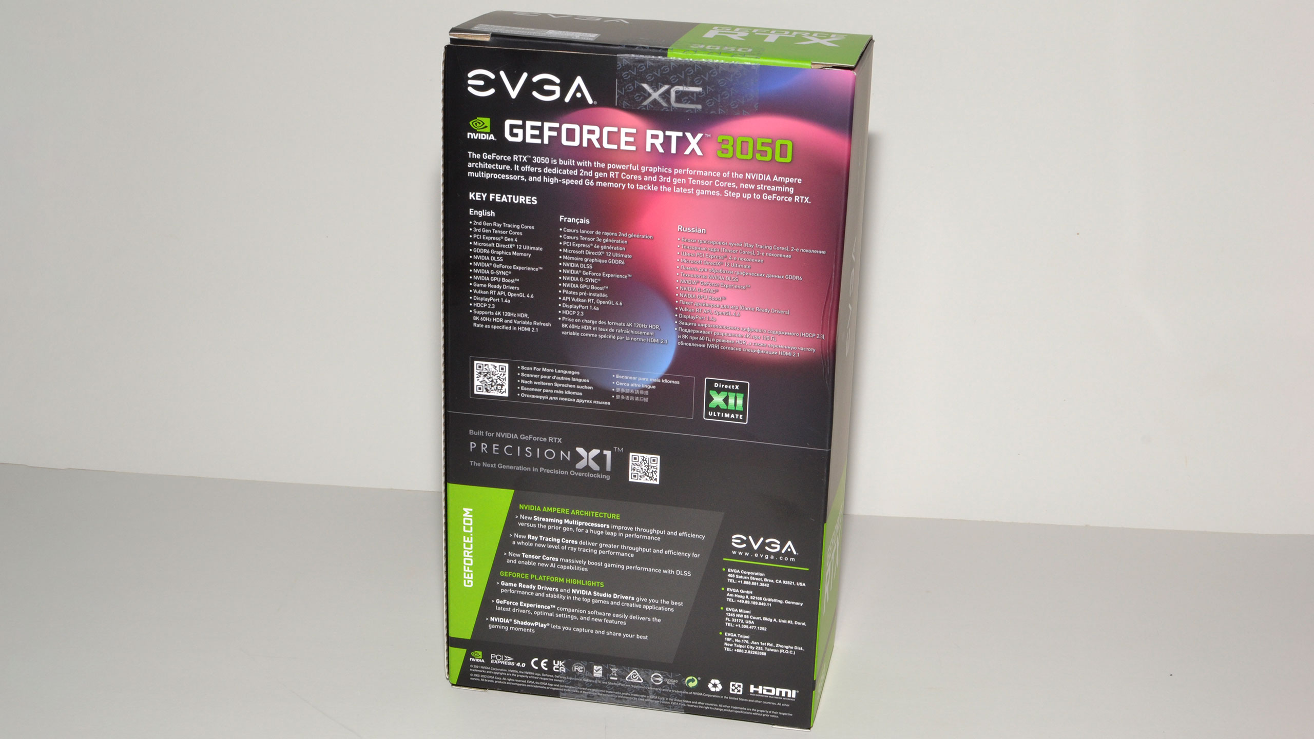 EVGA GeForce RTX 3050 XC Black photos