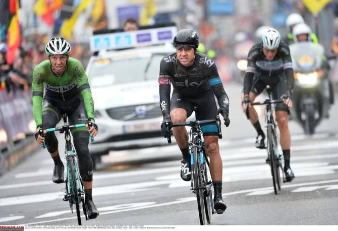 The sprint for third place