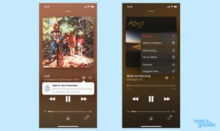 iOS 17.1 Music Favorites