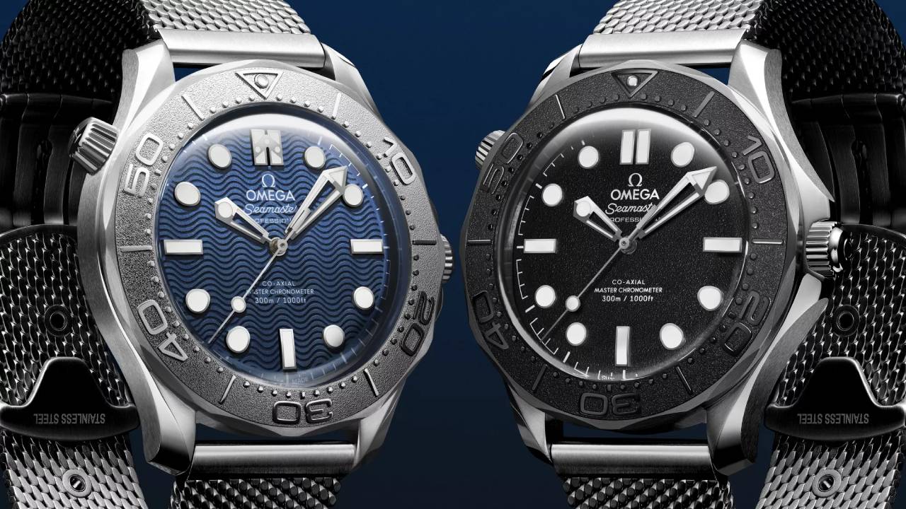 OMEGA Seamaster Diver 300m Spectre Edition and OMEGA Seamaster Diver 300m James Bond Edition
