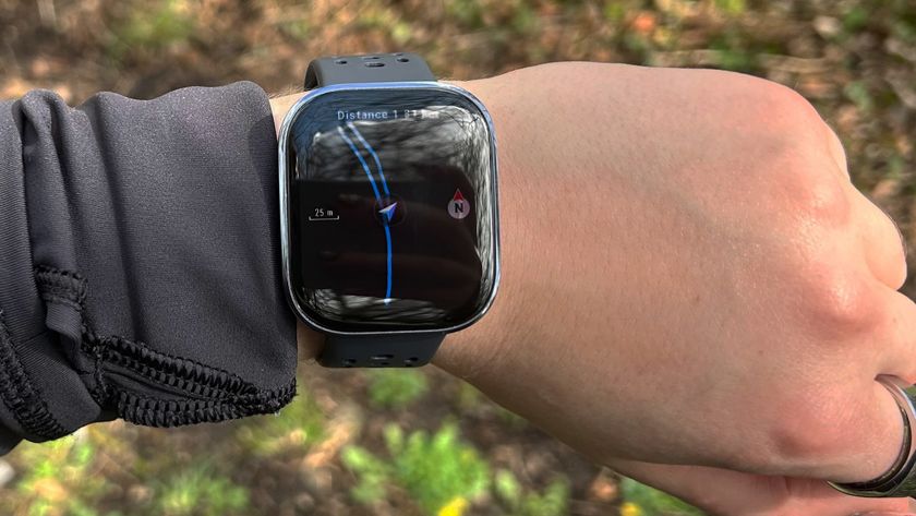 Navigation display on the Amazfit Bip 6.