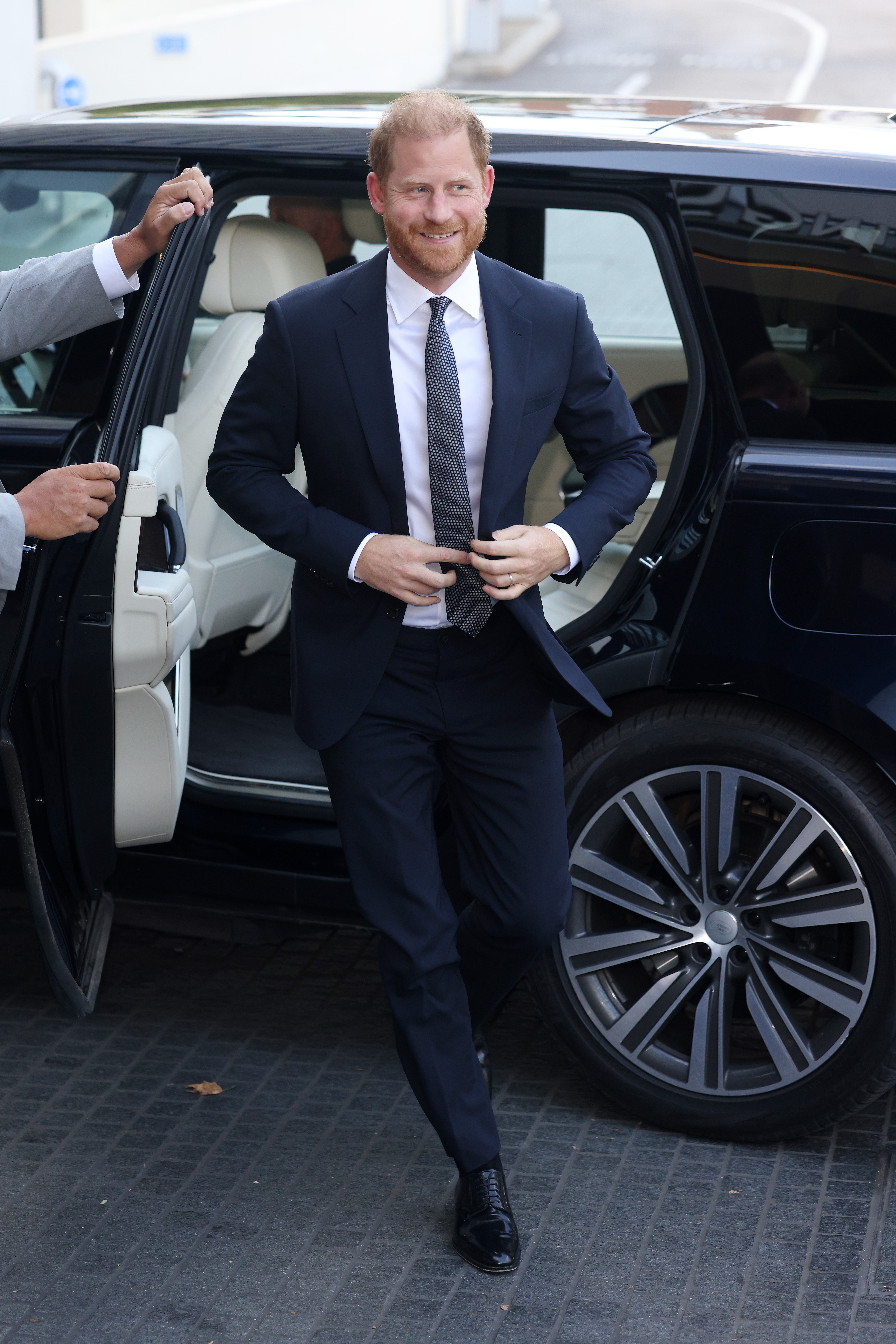 Prince Harry arriving at the WellChild Awards 2025 in London on September 8, 2025