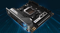 Official render of the Sapphire Nitro+ B650I Mini ITX Motherboard.