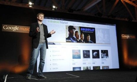 A Google rep unveils Google Music