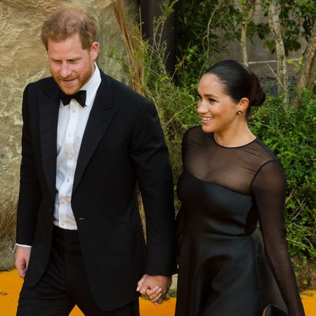Prince Harry and Meghan Markle at The Lion King premiere in 2019
