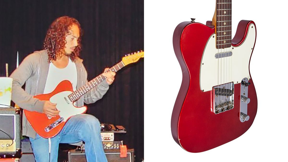 METALLICA  KIRK HAMMETT OWNED AND STUDIO-PLAYED FENDER TELECASTER GUITAR  (WITH PHOTOS)