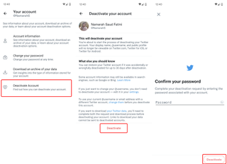 How to delete your Twitter account on Android