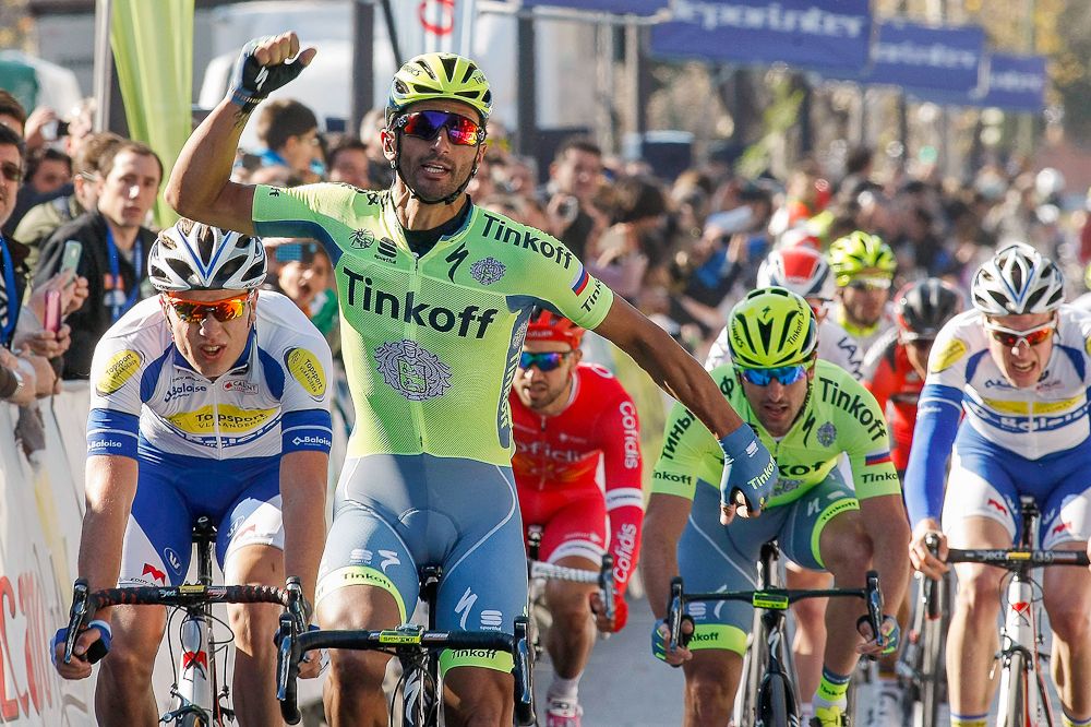 Daniele Bennati win the opening stage at Ruta del Sol