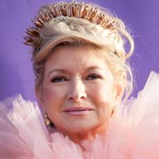 Martha Stewart arrives at Hub Network's 1st annual Halloween bash at Barker Hangar on October 20, 2013 in Santa Monica, California