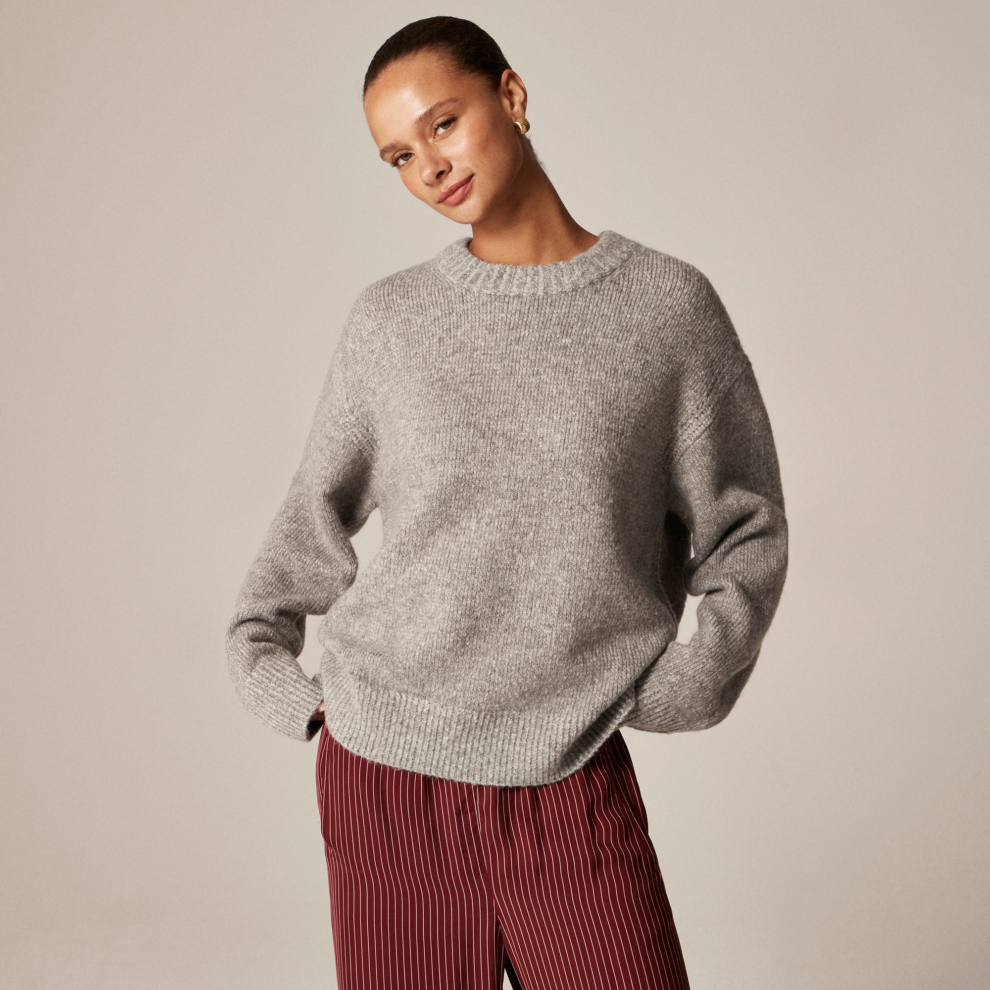 Relaxed Crewneck Pullover