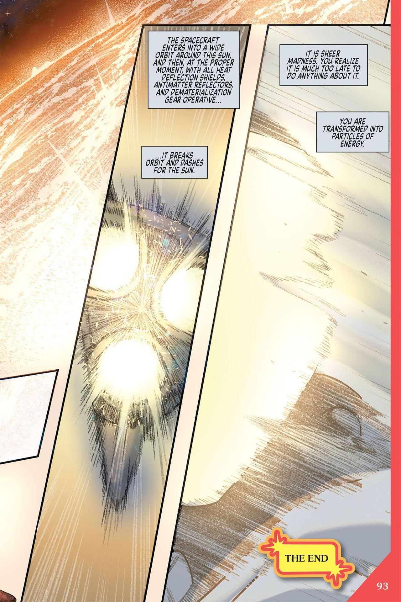 a sci-fi comic book page